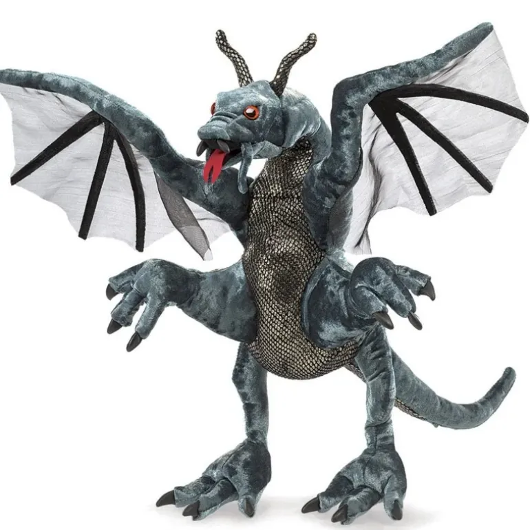Peluche marionnette Dragon Jabberwocky