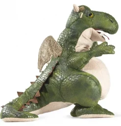 Peluche marionnette dragon amical