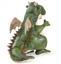 Peluche marionnette dragon amical