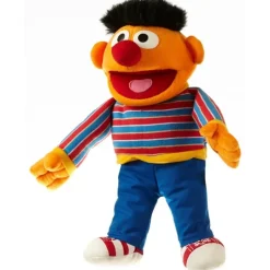 Peluche marionnette Ernest de 1 Rue Sésame - 33 à 37 cm