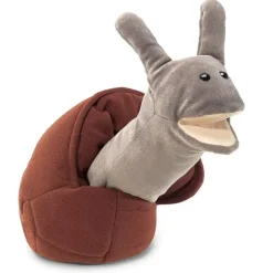 Peluche marionnette Escargot