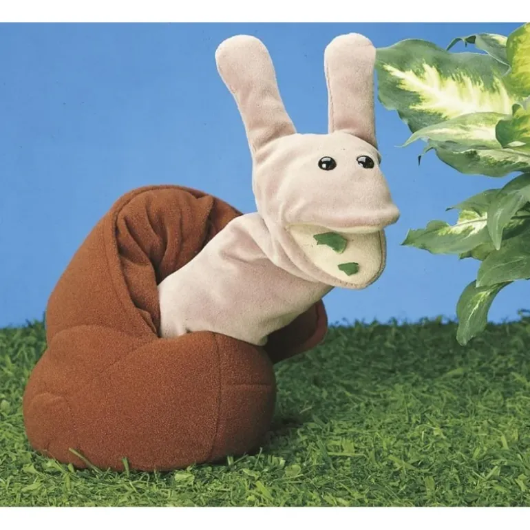 Peluche marionnette Escargot