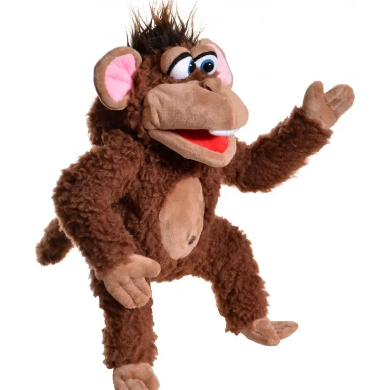 Peluche marionnette Fuzius le singe