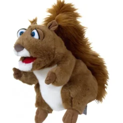 Peluche marionnette Gerda l'écureuil