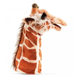 Peluche marionnette girafe
