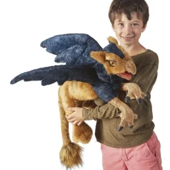 Peluche marionnette Griffon
