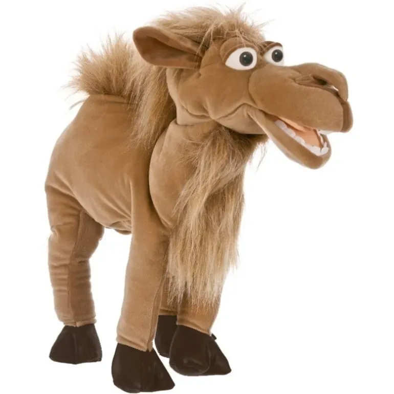 Peluche marionnette Kalle Le chameau