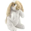 Peluche marionnette Lapin bélier debout
