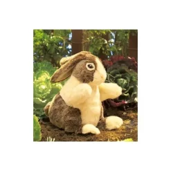 Peluche marionnette Lapin hollandais