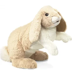 Peluche marionnette Lapin câlin