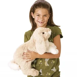 Peluche marionnette Lapin câlin