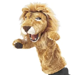 Peluche marionnette Lion