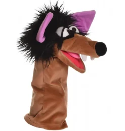 Peluche marionnette loup Dieter