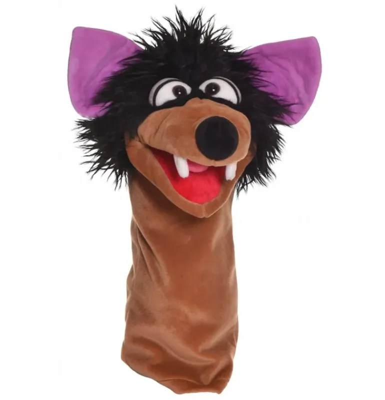 Peluche marionnette loup Dieter