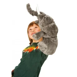 Peluche marionnette Éléphant d'Afrique