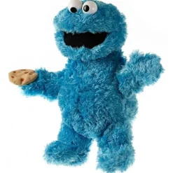 Peluche marionnette Macaron de 1 rue Sésame - 33 à 37 cm