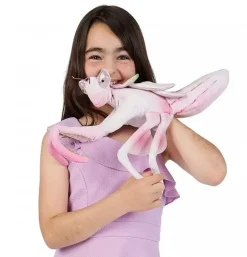 Peluche marionnette mante religieuse orchidée