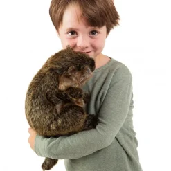 Peluche marionnette Marmotte