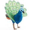 Peluche marionnette mini paon