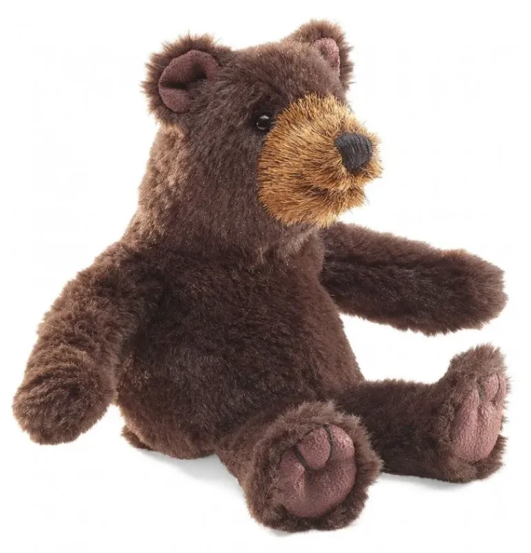 Peluche marionnette mini ours