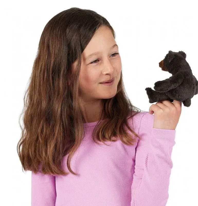 Peluche marionnette mini ours