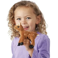 Peluche marionnette Mini faon
