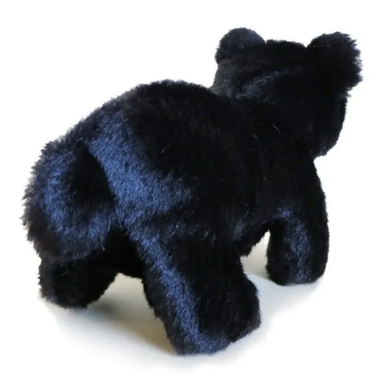 Peluche marionnette Mini ours noir
