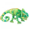 Peluche marionnette mini caméléon