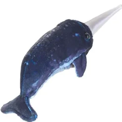 Peluche marionnette Mini narval