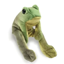 Peluche marionnette Mini grenouille assise