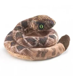 Peluche marionnette Mini serpent à sonnette