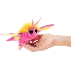 Peluche marionnette Mini papillon de nuit Anisote de l'érable