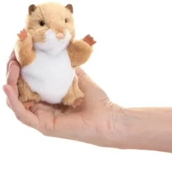 Peluche marionnette Mini hamster