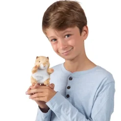 Peluche marionnette Mini hamster