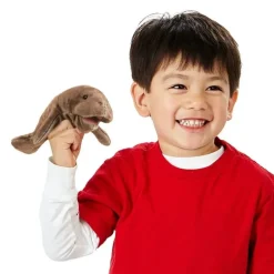 peluche marionnette mini lamantin