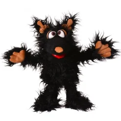 Peluche marionnette monstre Muffi Hapsweg, le loup