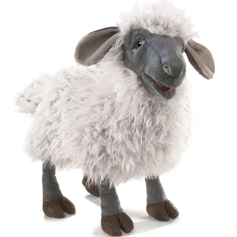 Peluche marionnette Mouton Bêlant