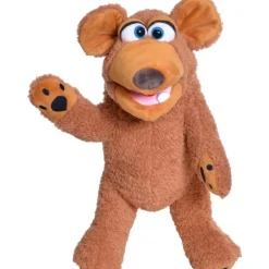 Peluche marionnette Muckelbert l'ours