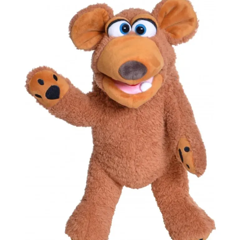 Peluche marionnette Muckelbert l'ours