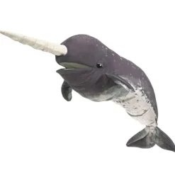 Peluche marionnette Narval ou Licorne des mers