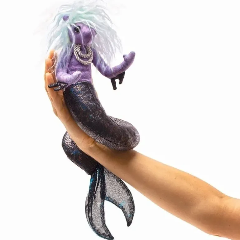 Peluche marionnette Nymphe de la mer