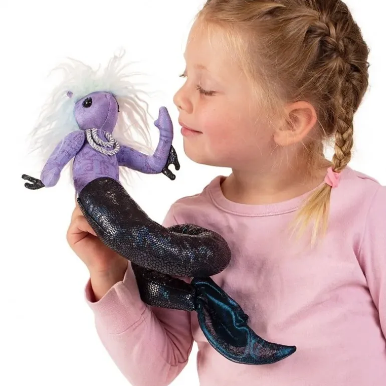 Peluche marionnette Nymphe de la mer
