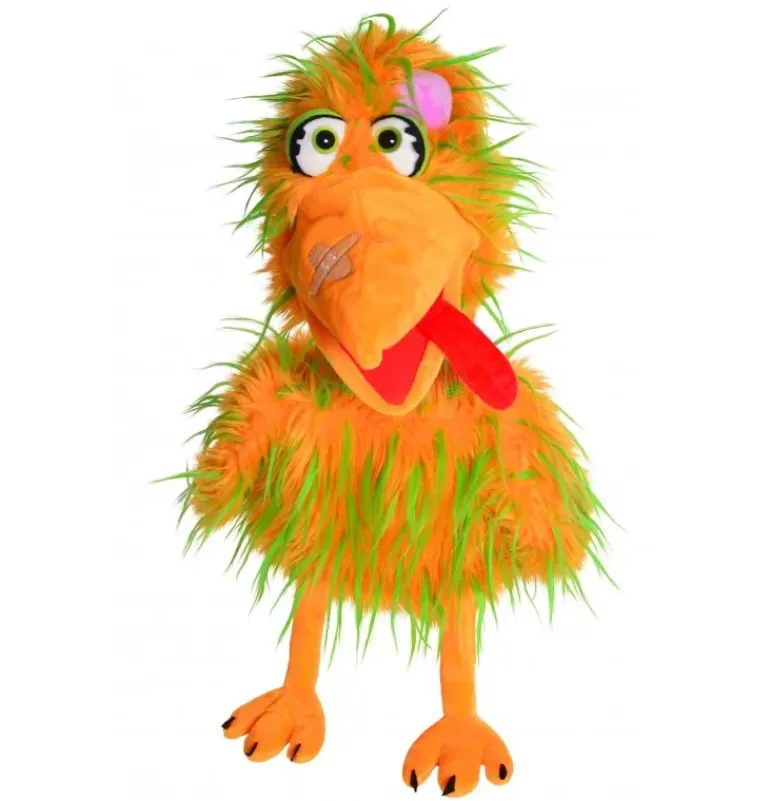 Peluche marionnette Oiseau Bernie-Birdie