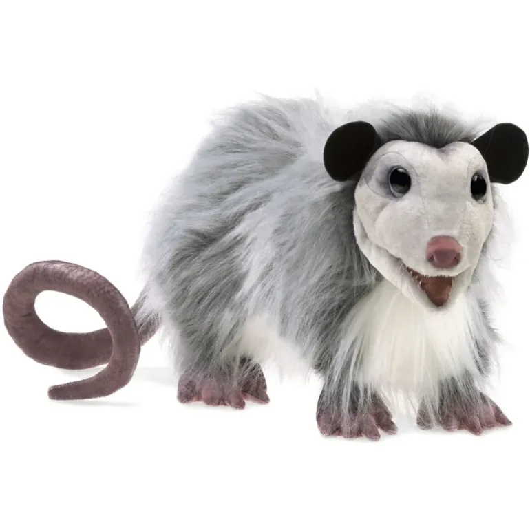 Peluche marionnette Opossum