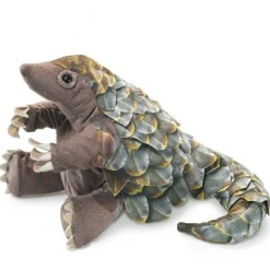 Peluche marionnette pangolin