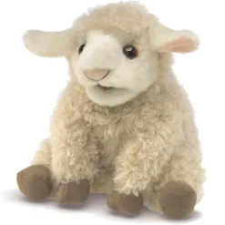 Peluche marionnette Petit agneau