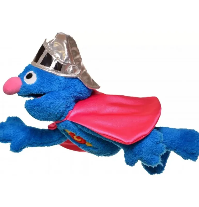 Peluche marionnette petit Super Grover