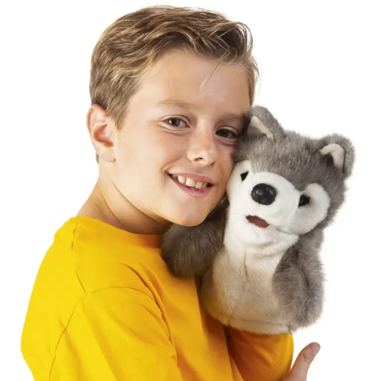 Peluche marionnette Petit Loup