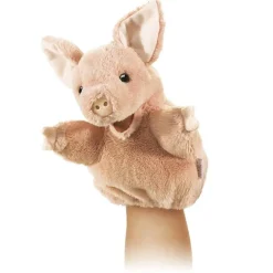 Peluche marionnette Petit Cochon