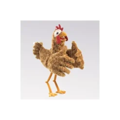 Peluche marionnette Poulet